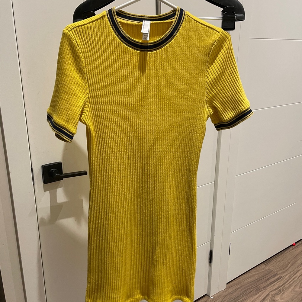 Yellow American Apparel dress